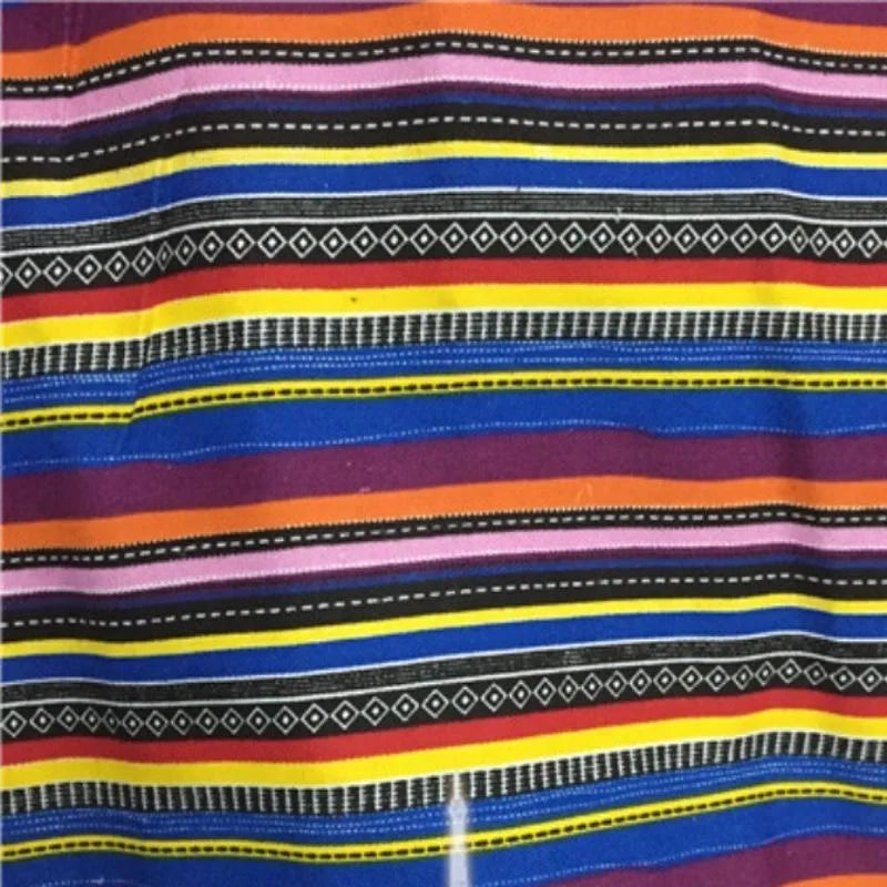 Tissu en toile rayée au mètre