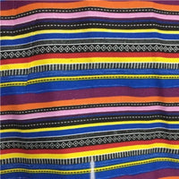 Tissu en toile rayée au mètre