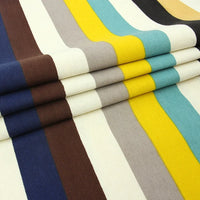 Tissu en toile rayée au mètre