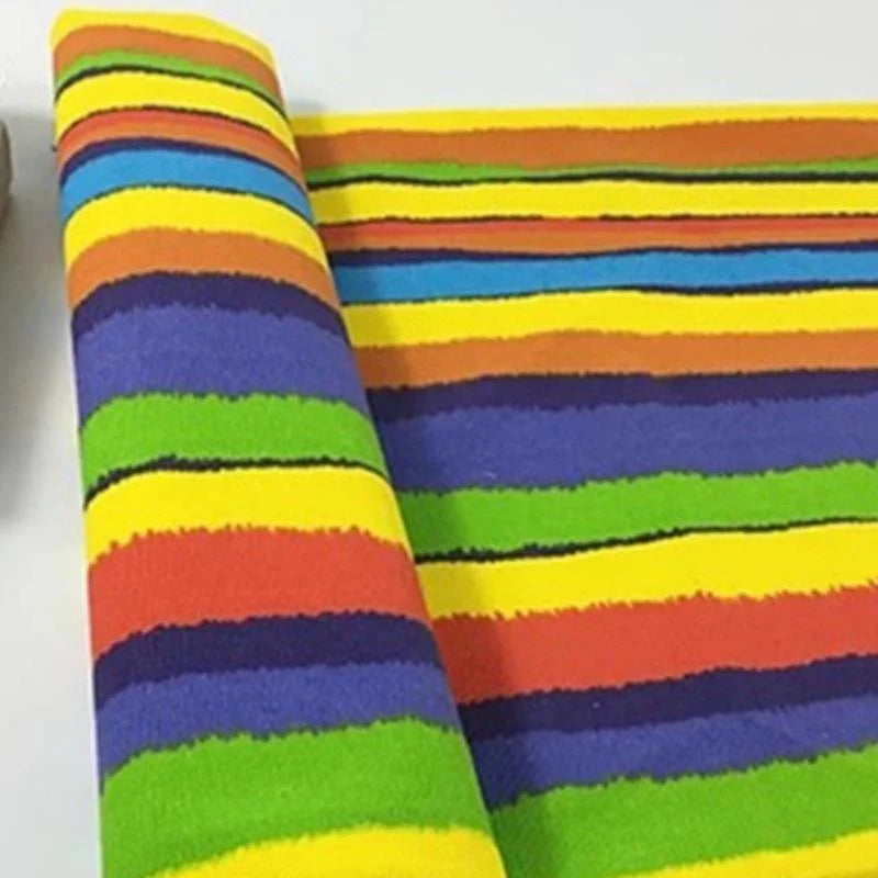 Tissu en toile rayée au mètre