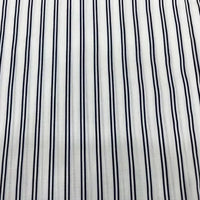 Linon de coton à fines rayures au mètre de Longan Craft France : tissu imprimé multicolore idéal pour confectionner des robes ou vêtements d'été.