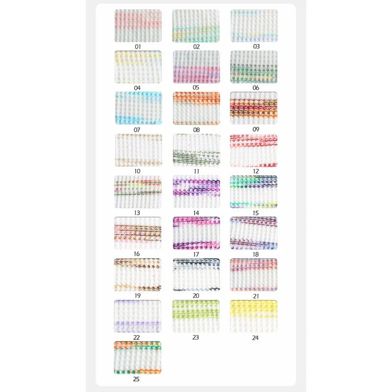 Tissu maille gaufrée rayée au mètre