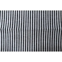 Tissu chambray à rayures au mètre