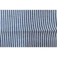 Tissu chambray à rayures au mètre