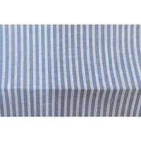 Tissu chambray à rayures au mètre