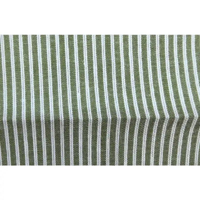Tissu chambray à rayures au mètre
