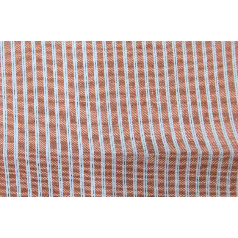 Tissu chambray à rayures au mètre