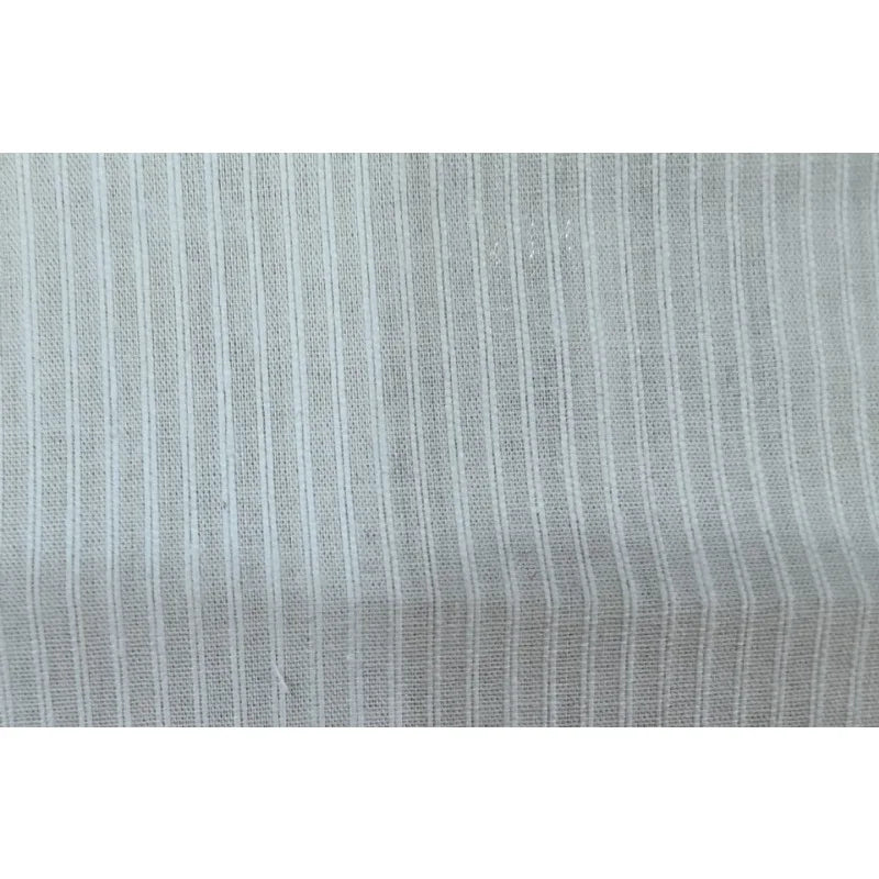 Tissu chambray à rayures au mètre