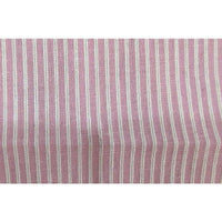 Tissu chambray à rayures au mètre