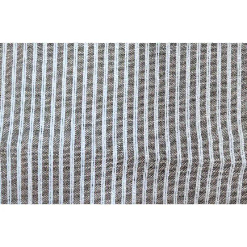 Tissu chambray à rayures au mètre
