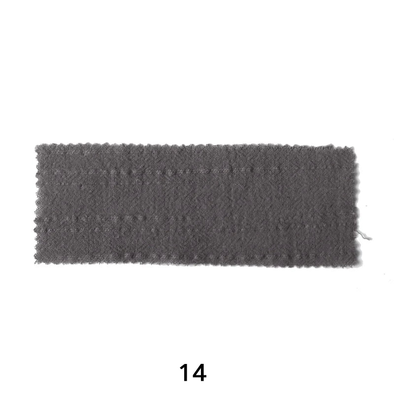 Tissu lin‑coton texturé au mètre