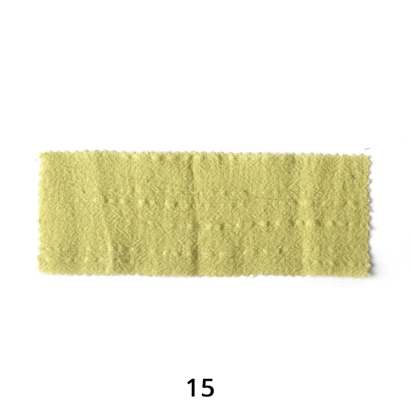 Tissu lin‑coton texturé au mètre