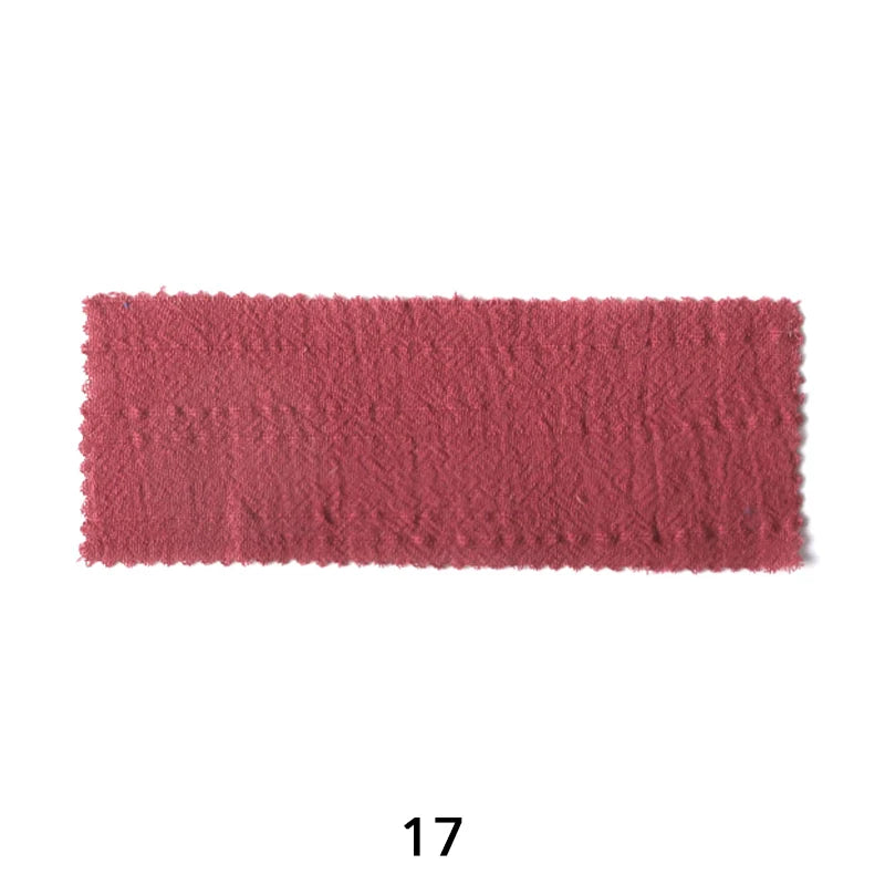 Tissu lin‑coton texturé au mètre
