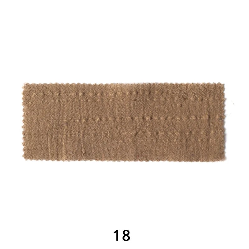 Tissu lin‑coton texturé au mètre