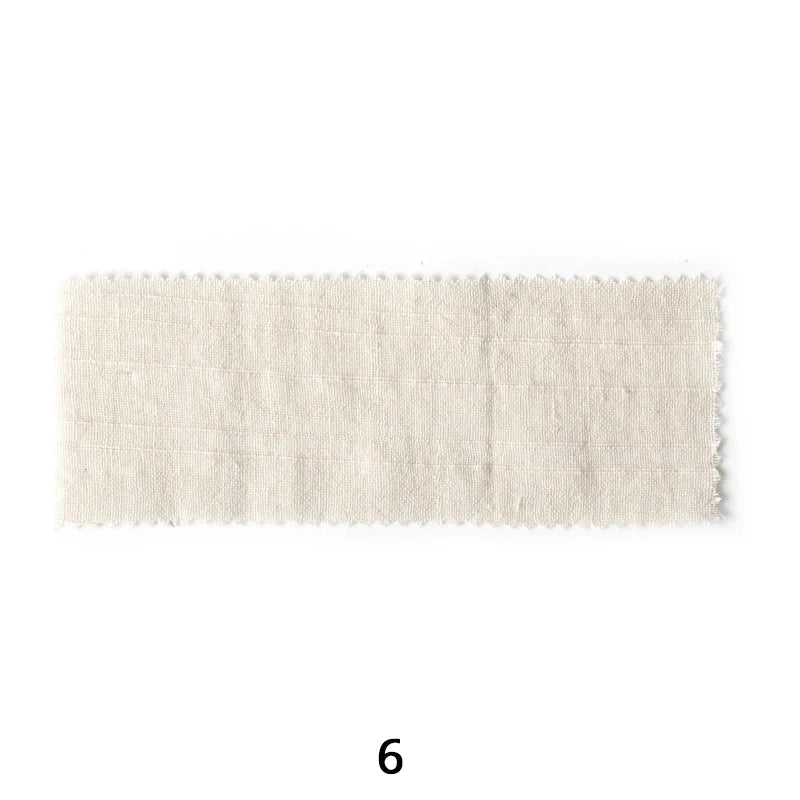 Tissu lin‑coton texturé au mètre