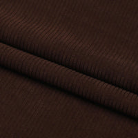 Gros plan sur le tissu velours côtelé épais 8 côtes au mètre de Longan Craft France, présenté plié pour révéler son épaisseur et sa texture douce, idéale pour une décoration intérieure et un ameublement cosy.