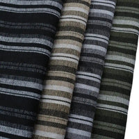 Tissu chenille à rayures verticales au mètre