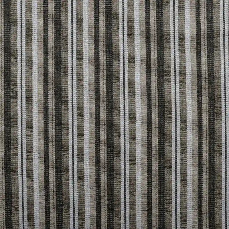 Tissu chenille à rayures verticales au mètre