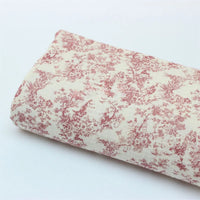 Double gaze de coton vintage à fleurs au mètre