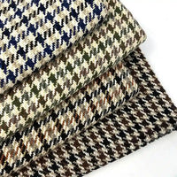 Tissu en tweed pied‑de‑poule vintage au mètre