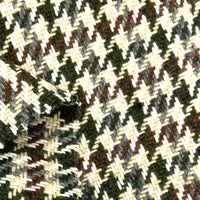 Tissu en tweed pied‑de‑poule vintage au mètre