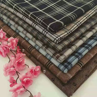 Tissu maille de Ponte à carreaux vintage au mètre