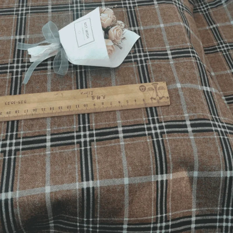 Tissu maille de Ponte à carreaux vintage au mètre