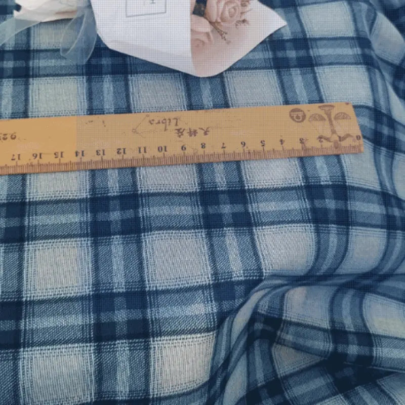 Tissu maille de Ponte à carreaux vintage au mètre