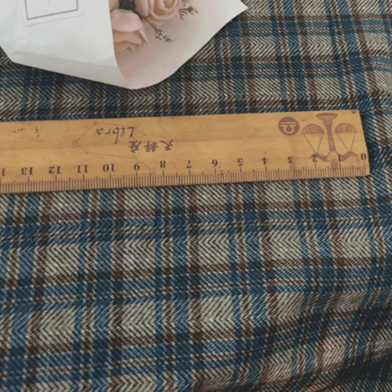 Tissu maille de Ponte à carreaux vintage au mètre