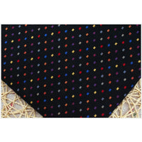 Tissu chambray vintage à pois au mètre