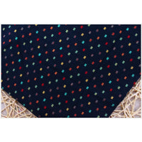 Tissu chambray vintage à pois au mètre