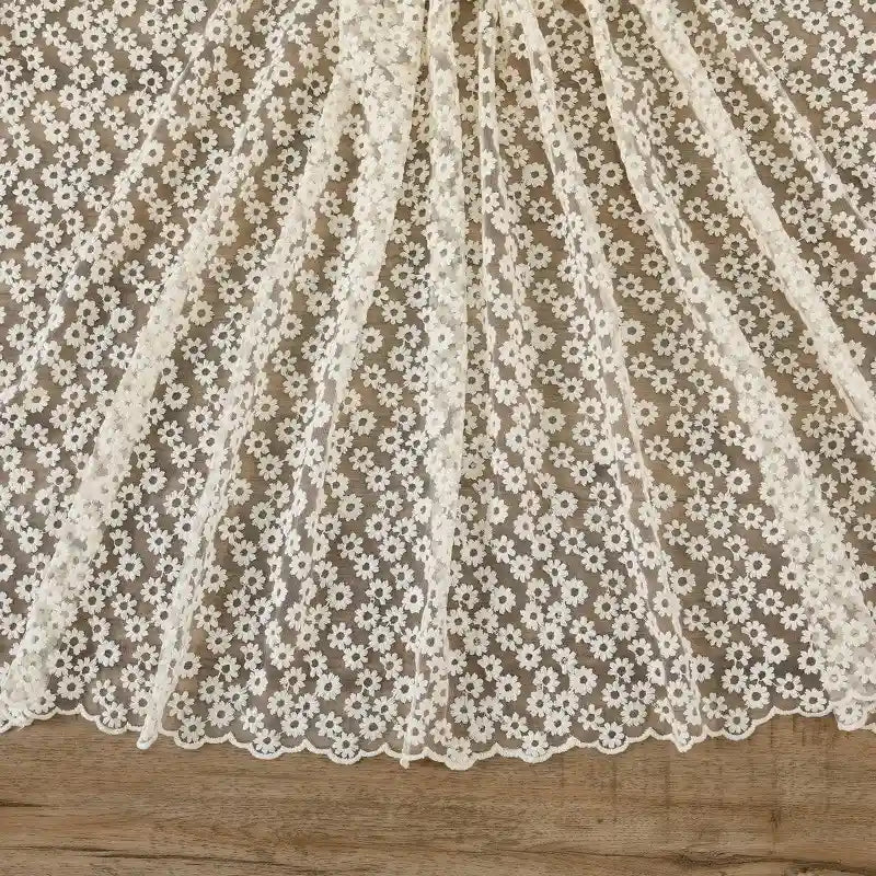 Tulle blanc soluble dans l'eau au mètre