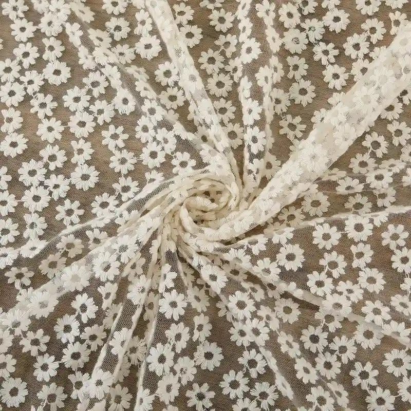 Tulle blanc soluble dans l'eau au mètre