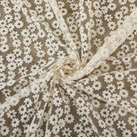 Tulle blanc soluble dans l'eau au mètre