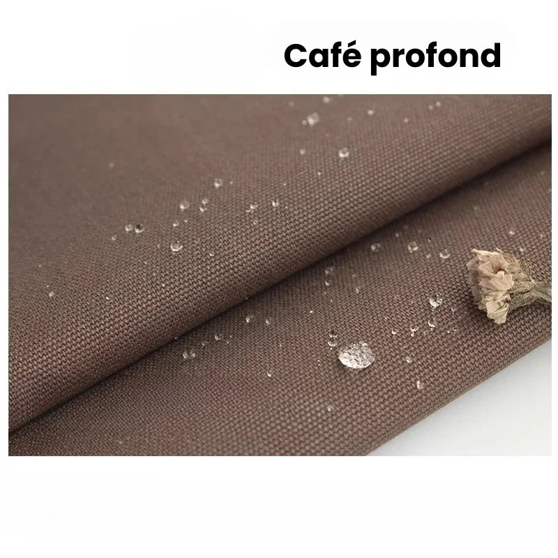 Toile imperméable 100 % coton uni au mètre