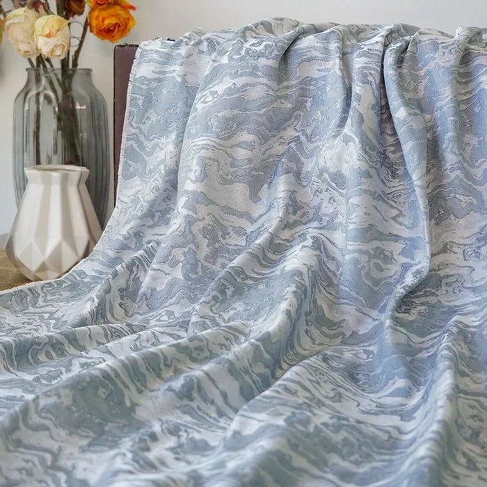 Tissu brocart à motif ondulé au mètre