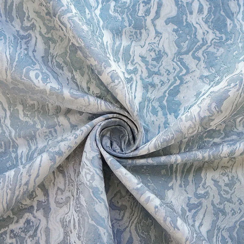 Tissu brocart à motif ondulé au mètre