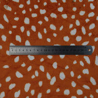 Tissu minky à motif animalier au mètre