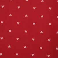 Flanelle de coton à motifs cœurs au mètre de Longon Craft France : tissu flanelle imprimé doux et confortable, idéal pour le quilting, la couture créative ou des pyjamas adorables.