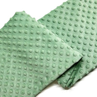 Tissu minky 3D à pois multicolore au mètre
