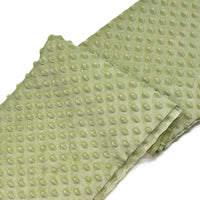 Tissu minky 3D à pois multicolore au mètre