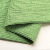 Tissu double gaze de coton uni au mètre