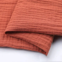 Tissu double gaze de coton uni au mètre