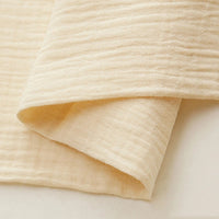 Tissu double gaze de coton uni au mètre