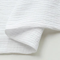 Tissu double gaze de coton uni au mètre