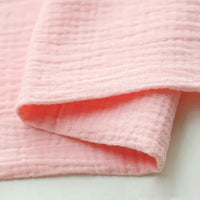 Tissu double gaze de coton uni au mètre