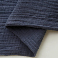 Tissu double gaze de coton uni au mètre