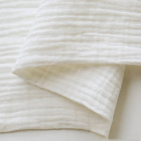 Tissu double gaze de coton uni au mètre