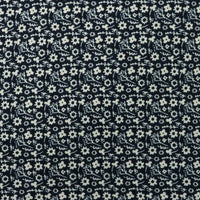 Flanelle de coton fleurie au mètre de Longan Craft France, à motifs colorés d'automne, idéale pour la couture de robes, vêtements ou loisirs créatifs et pour ajouter une touche chaleureuse à votre déco.