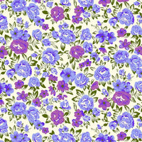 Voile de coton floral au mètre